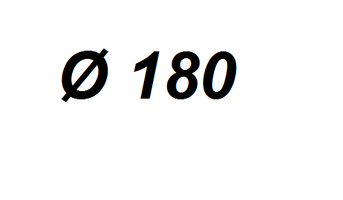 Ø 180